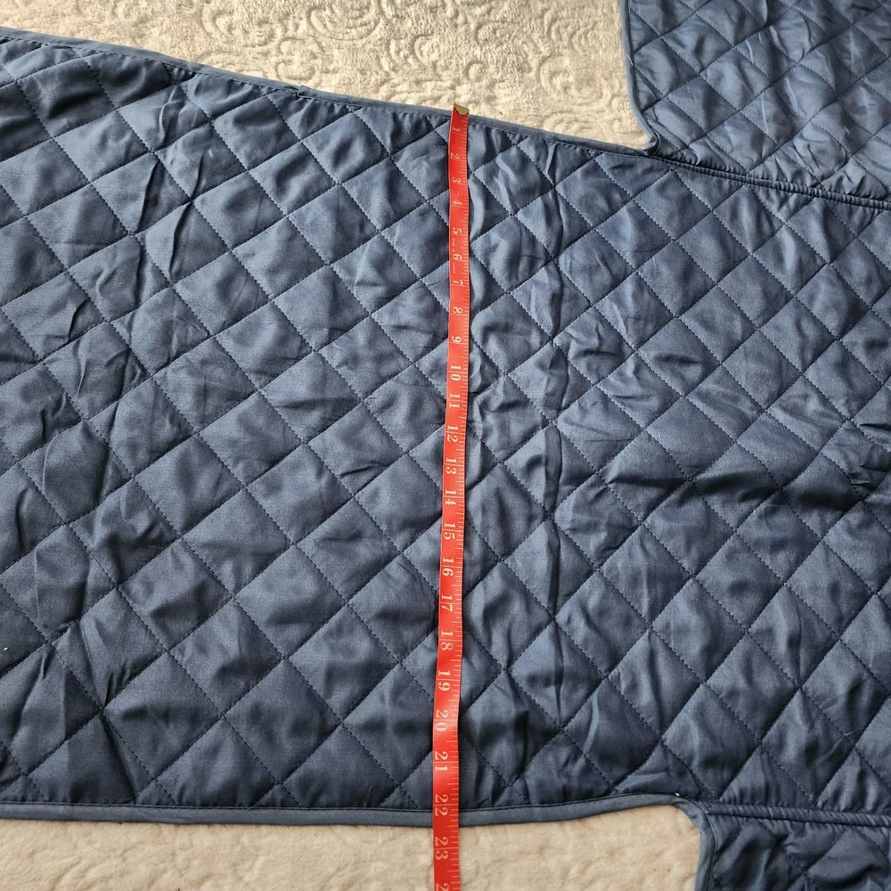 Navy Blue Quilted Recliner Cover New